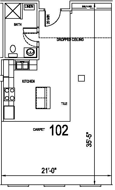 280 N 2nd Avenue 1 Bed Apartment, Loft for Rent - Photo Gallery 24